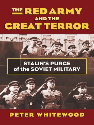 cover image of The Red Army and the Great Terror